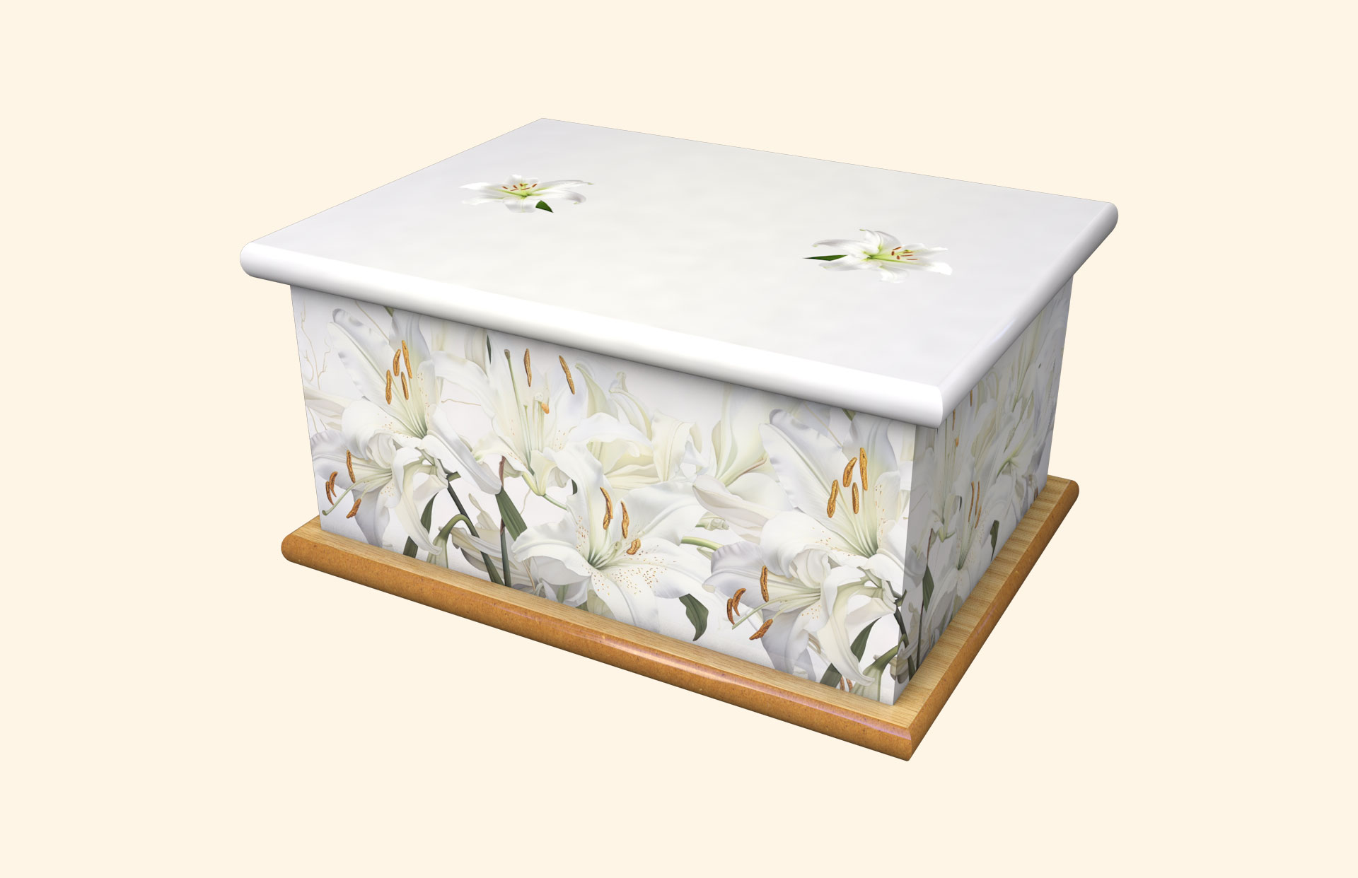 Dainty Blooms adult ashes casket